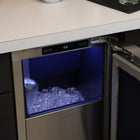 Sapphire Series 5 Indoor Clear Ice Machine, Square Cube, Panel Ready, Drain Pump