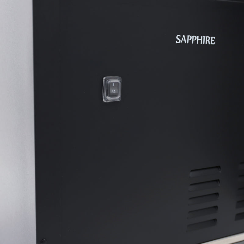 Sapphire Series 3, 15"W, Crescent Cube, Indoor-Outdoor, Stainless Steel and Panel Ready, Gravity Drain, Commercial Ice Maker (SCIM153SSPR)