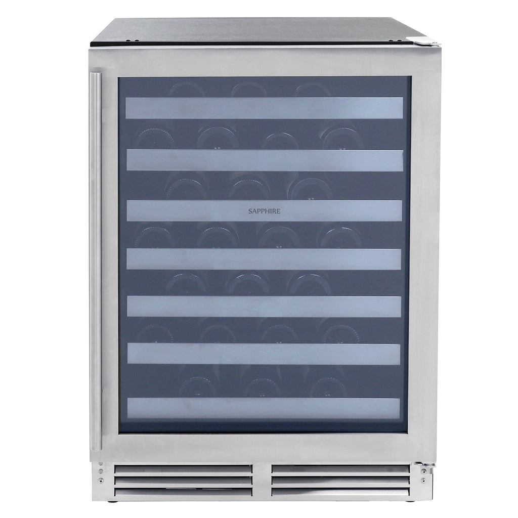 Sapphire Series 3 15 Indoor/Outdoor Premium Crescent Cube Ice Maker, in  Stainless Steel (SCIM153SS) - Sapphire Appliances