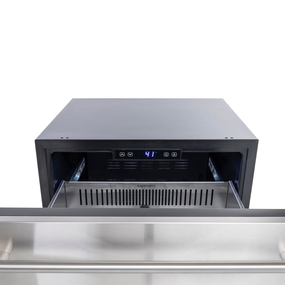 Sapphire Series 3 Premium Indoor/Outdoor Refrigerator with 2