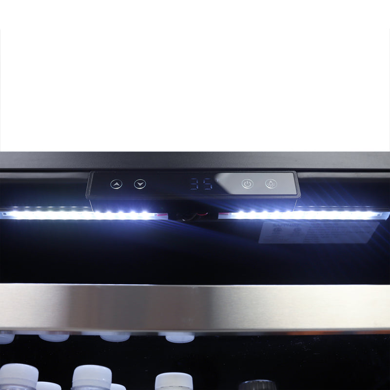 Sapphire Series 3, 24"W, Solid Door, Indoor-Outdoor, Panel Ready, Commercial Refrigerator (SR243SSPR)