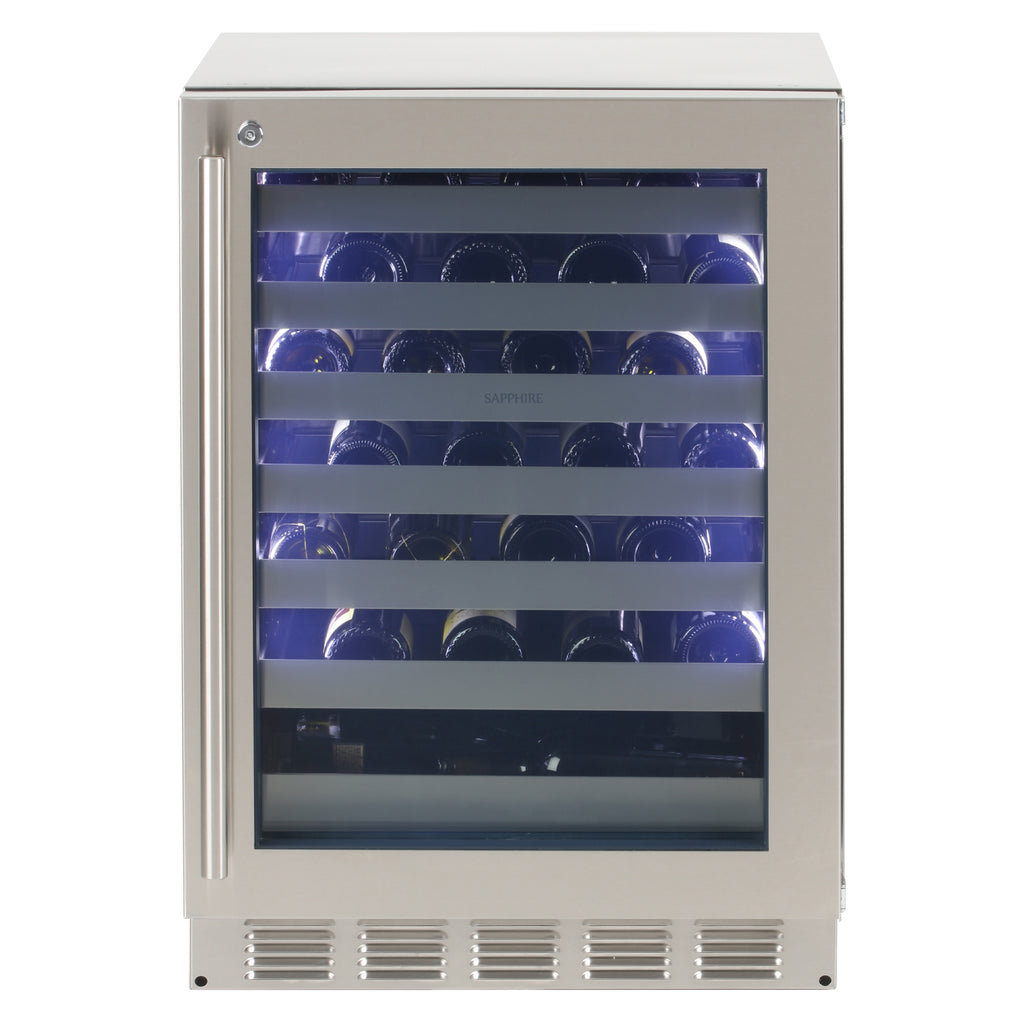 Sapphire Series 3 15 Indoor/Outdoor Premium Crescent Cube Ice Maker, in  Stainless Steel (SCIM153SS) - Sapphire Appliances