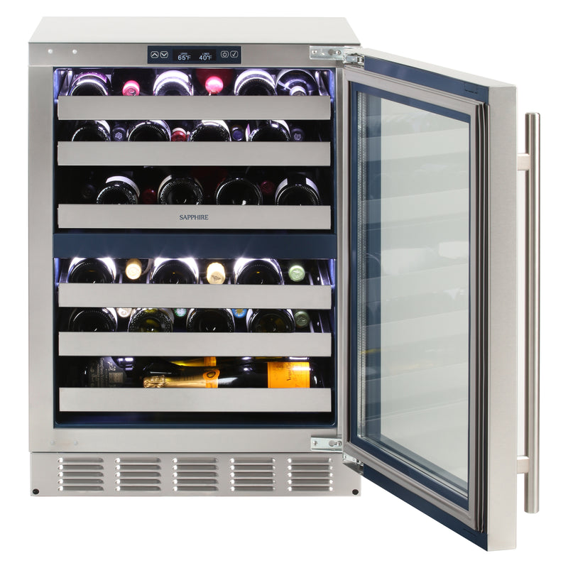 24 Dual-Zone Wine Refrigerator